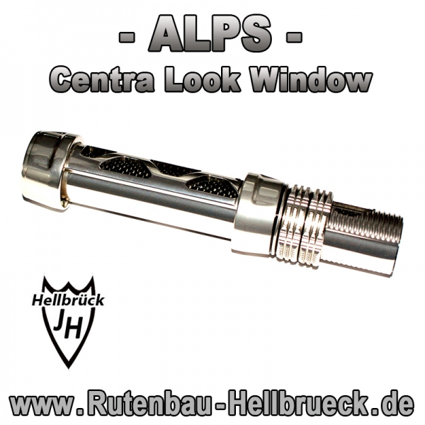 ALPS Rollenhalter Modell Centra Lock Window Gr. 18  - Light Titanium -
